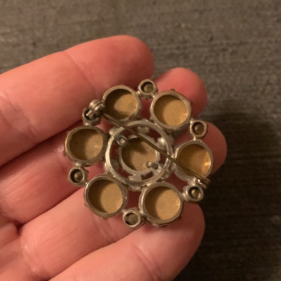 Moonstone brooch - Picture 2 of 2